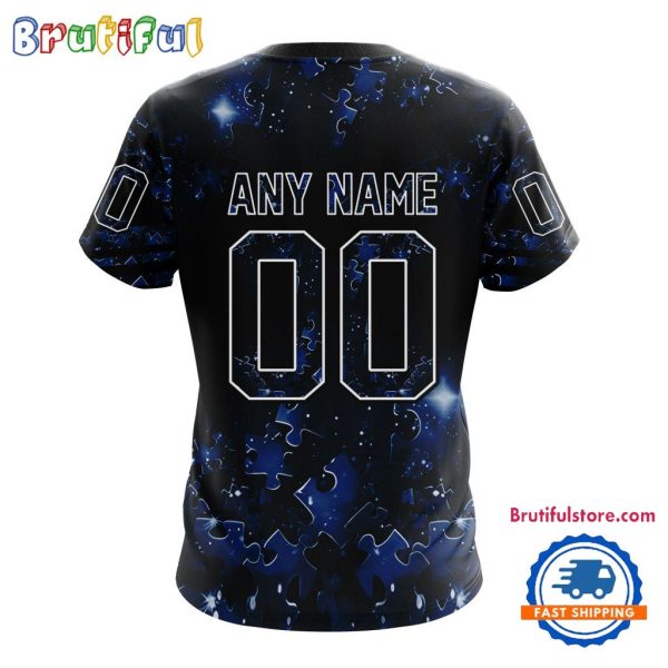 NHL Vancouver Canucks Autism Awareness Hockey New Design TShirt, Sweatshirt, Hoodie - Image 2