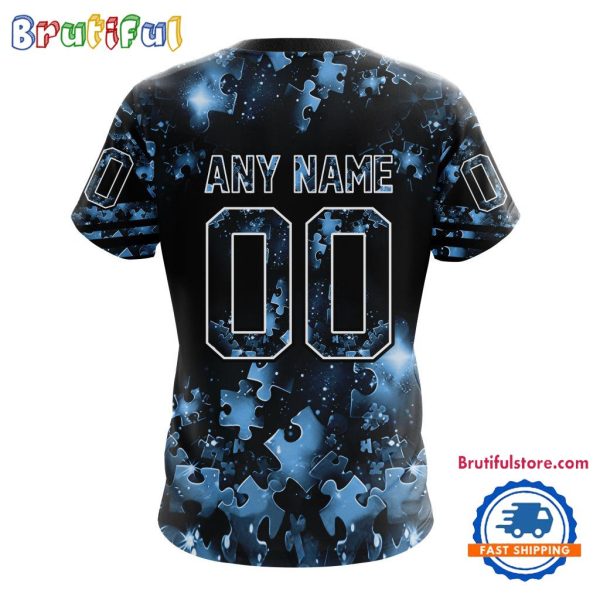 NHL Utah Hockey Club Autism Awareness Hockey New Design TShirt, Sweatshirt, Hoodie - Image 2