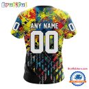 NHL Pittsburgh Penguins Hockey Logo Team Autism Awareness Design TShirt, Sweatshirt, Hoodie
