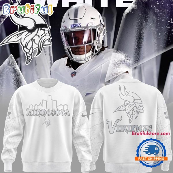 Minnesota Vikings City 2024 Season Limited Edition White Sweatshirt