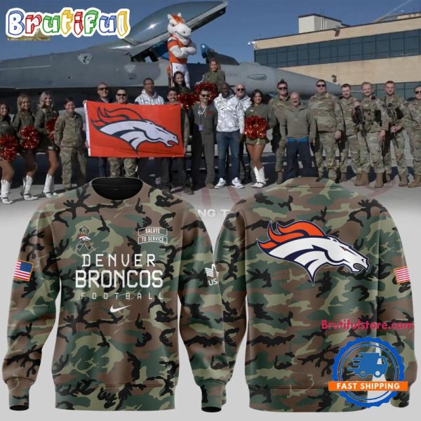 Denver Broncos Military Appreciation 2024 Sweatshirt
