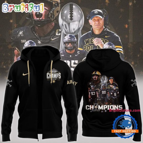 Army Black Knights ACC Champions Army Football Hoodie