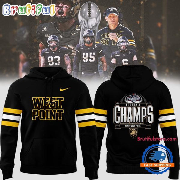 Army Black Knights 2024 AAC Football Conference Champions Hoodie