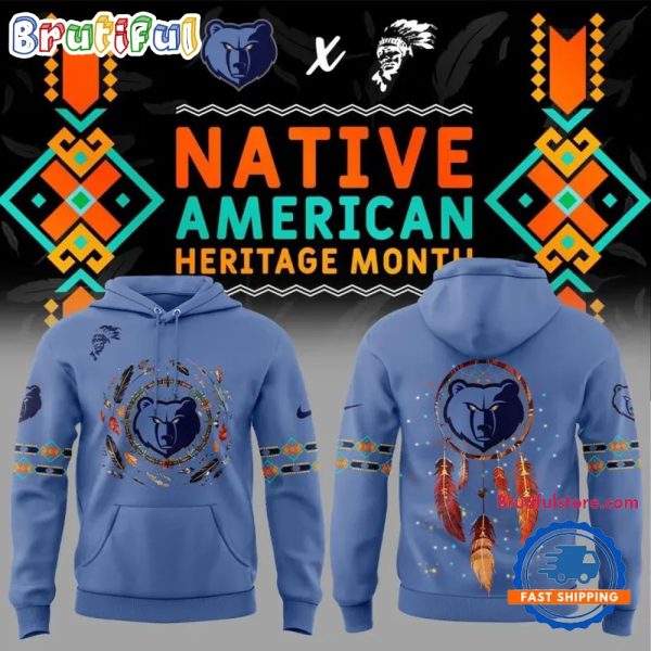 Memphis Grizzlies 2024 America Native New Design Hoodie