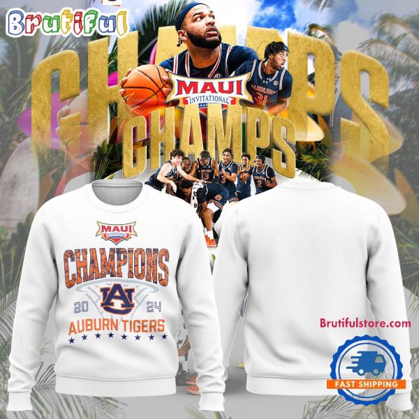 Auburn Tigers Men’s Basketball 2024 Champions Limited Edition Sweatshirt