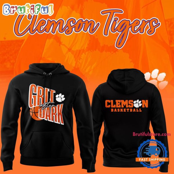 Clemson Tigers Basketball Grit After Dark Limited Edition New Hoodie