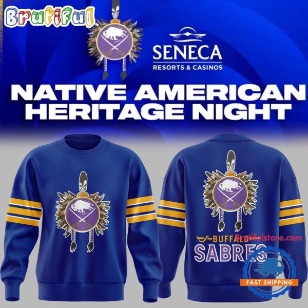 Buffalo Sabres Native American Heritage Month 2024 New Sweatshirt