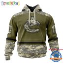 NHL Vancouver Canucks Special Veterans Military Appreciation Hoodie, TShirt, Sweatshirt