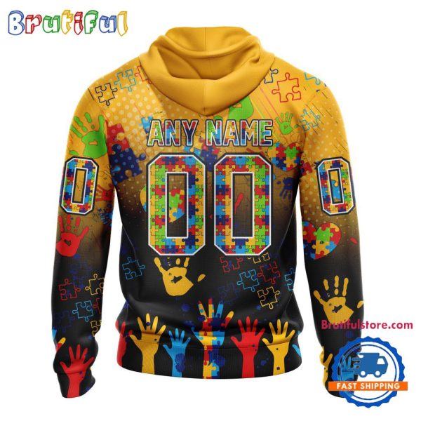 NHL Pittsburgh Penguins Special Autism Awareness Personalization Hoodie, TShirt, Sweatshirt - Image 2