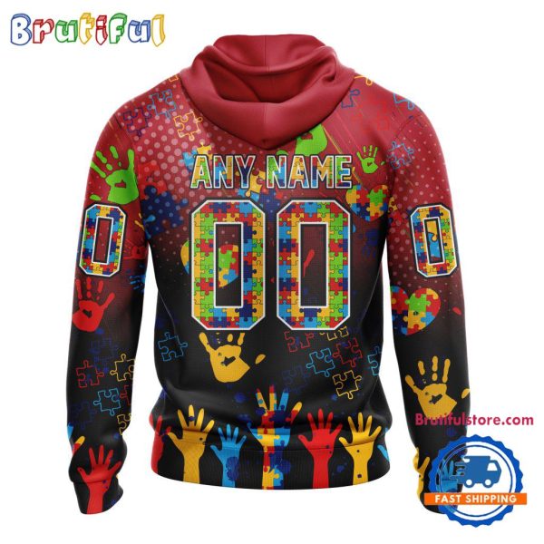 NHL Montreal Canadiens Special Autism Awareness Personalization Hoodie, TShirt, Sweatshirt - Image 2