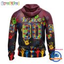 NHL Colorado Avalanche Special Autism Awareness Personalization Hoodie, TShirt, Sweatshirt
