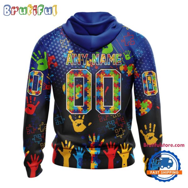 NHL Buffalo Sabres Special Autism Awareness Personalization Hoodie, TShirt, Sweatshirt - Image 2