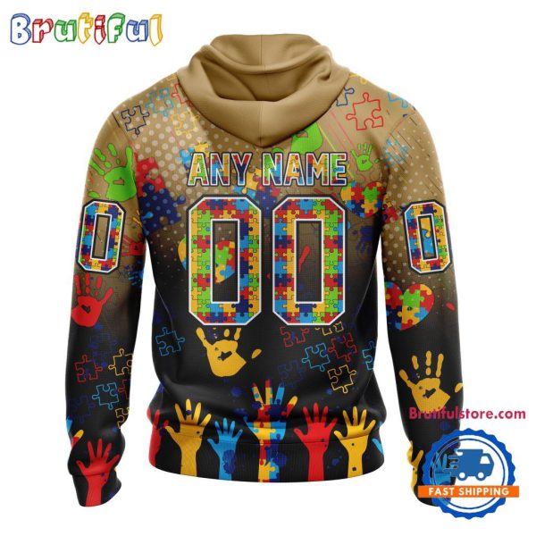 NHL Anaheim Ducks Special Autism Awareness Personalization Hoodie, TShirt, Sweatshirt - Image 2