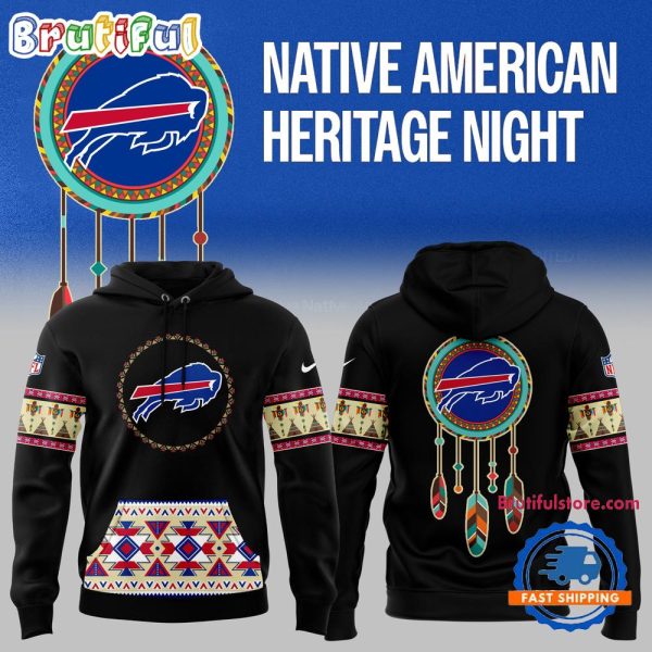 Buffalo Bills Native American Heritage Black Hoodie