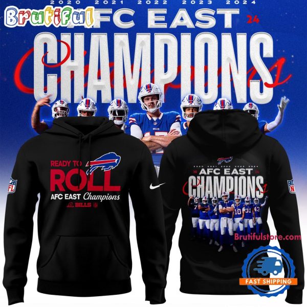 Buffalo Bills 2024 AFC East Division Champions Black Hoodie