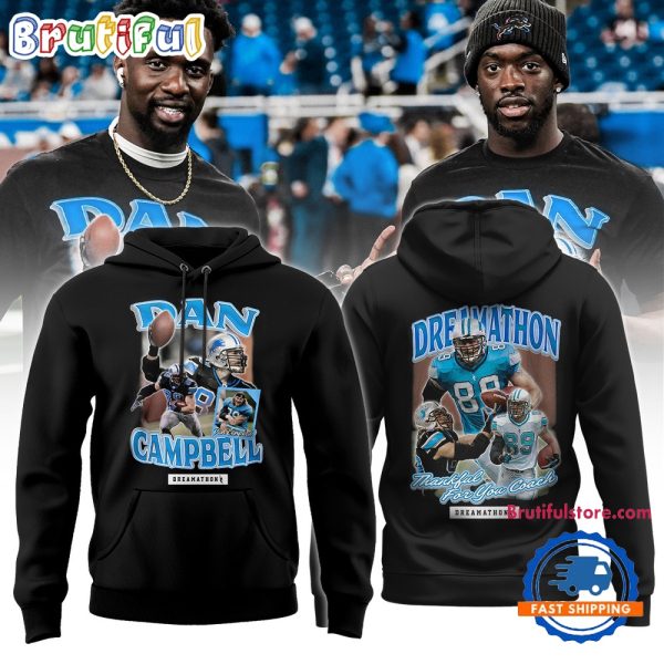 Detroit Lions Dan Campbell Thanks For You Coach 2024 Hoodie