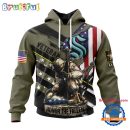 NHL Seattle Kraken Special Hockey Honor Veterans And Their Families Hoodie, TShirt, Sweatshirt