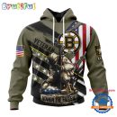 NHL Boston Bruins Special Hockey Honor Veterans And Their Families Hoodie, TShirt, Sweatshirt