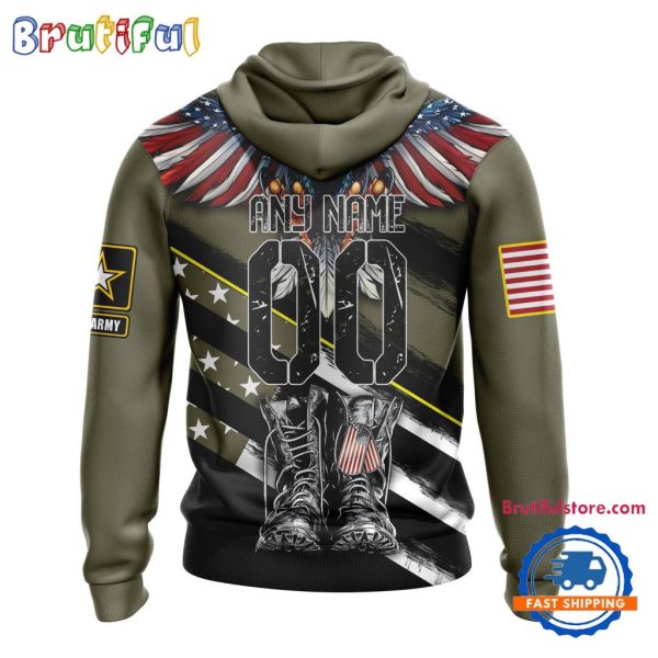 NHL Buffalo Sabres Special Hockey Honor Veterans And Their Families Hoodie, TShirt, Sweatshirt - Image 2