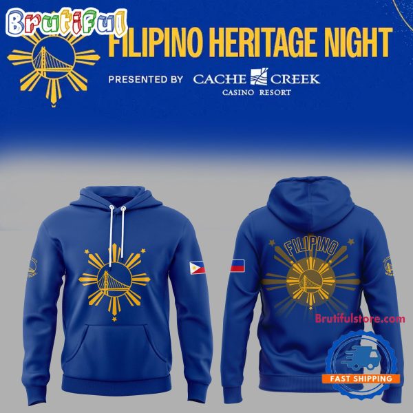 Golden State Warriors Basketball Filipino Heritage Night Hoodie