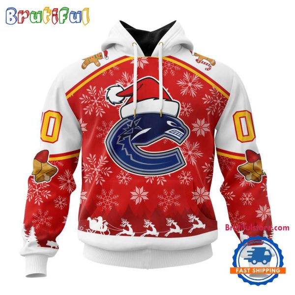 NHL Vancouver Canucks Special Santa Hats Logo Team Merry Christmas Hoodie, TShirt, Sweatshirt