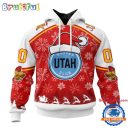 NHL Utah Hockey Club Special Santa Hats Logo Team Merry Christmas Hoodie, TShirt, Sweatshirt