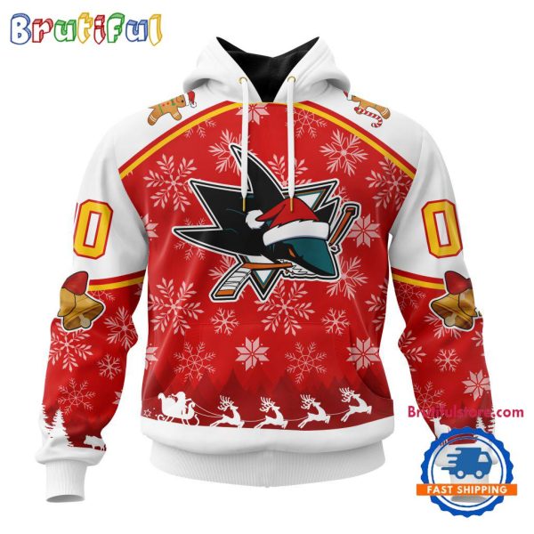 NHL San Jose Sharks Special Santa Hats Logo Team Merry Christmas Hoodie, TShirt, Sweatshirt