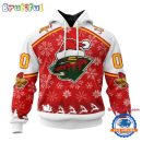 NHL Minnesota Wild Special Santa Hats Logo Team Merry Christmas Hoodie, TShirt, Sweatshirt