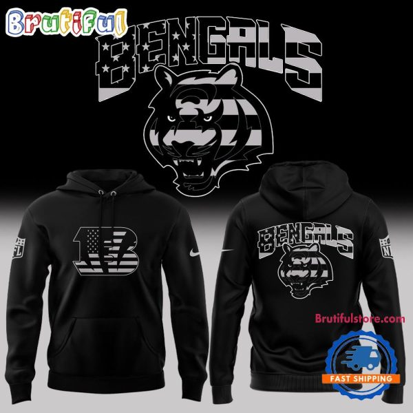Cincinnati Bengals 2024 NFL New Design Black Hoodie