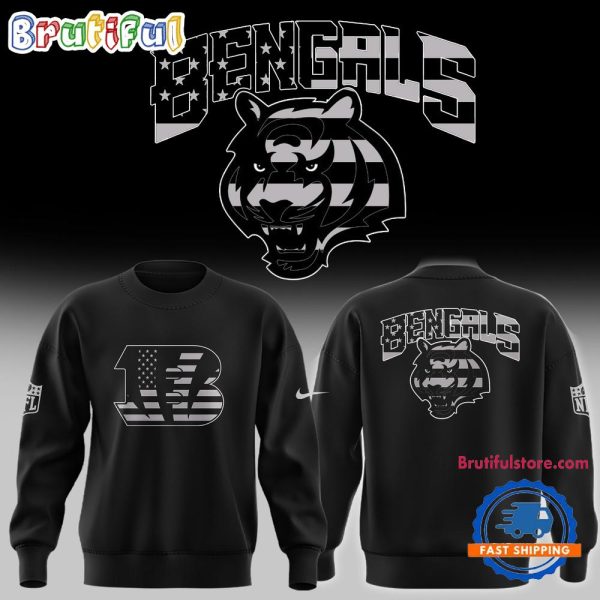 Cincinnati Bengals 2024 NFL New Design Black Sweatshirt