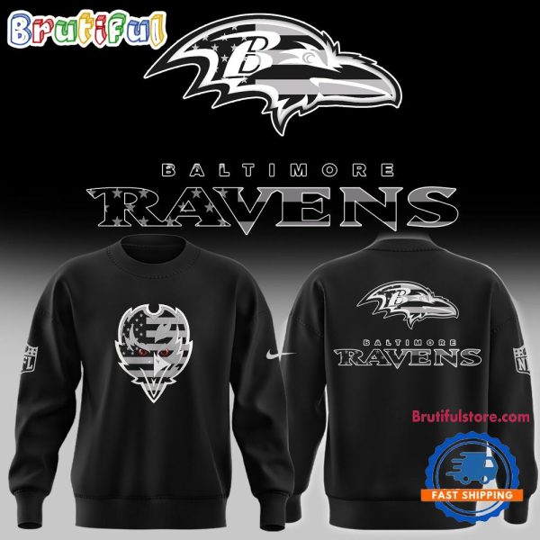 Baltimore Ravens 2024 NFL New Design Black Sweatshirt