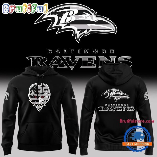 Baltimore Ravens 2024 NFL New Design Black Hoodie