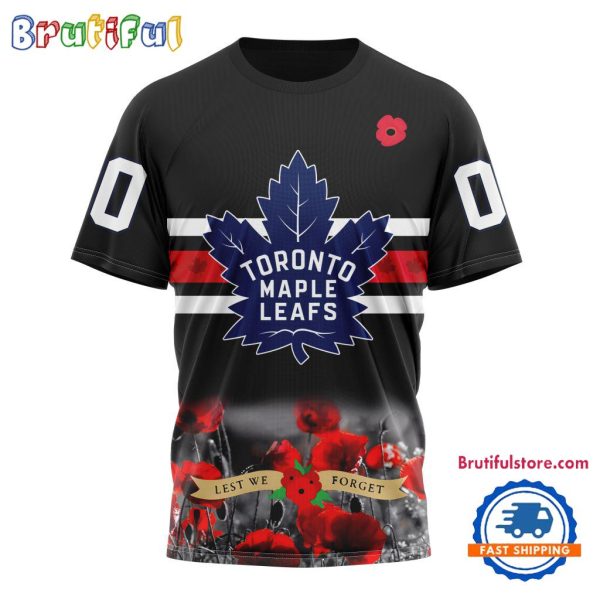 NHL Toronto Maple Leafs Hockey Special Remembrance Day TShirt, Hoodie, Sweatshirt