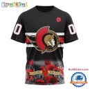 NHL Ottawa Senators Hockey Special Remembrance Day TShirt, Hoodie, Sweatshirt