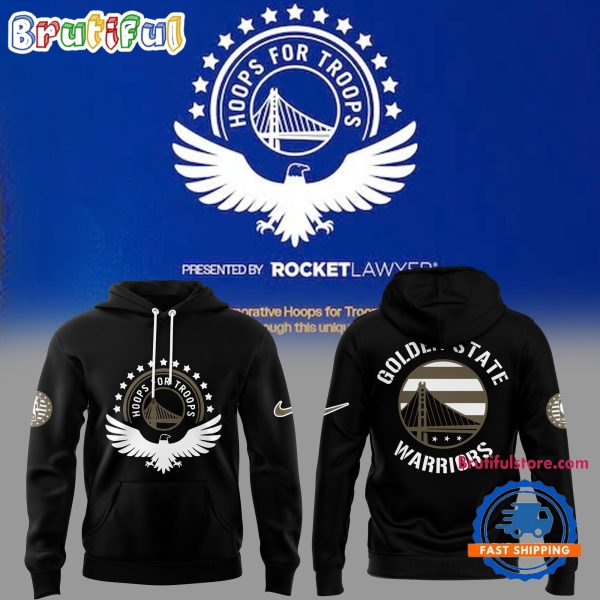 Golden State Warriors Hoops For Troops New Hoodie