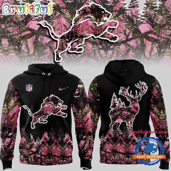 Detroit Lions 2024 NFL x Hunting Limited Edition Hoodie