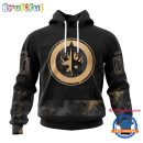 NHL Winnipeg Jets Veterans Military Appreciation Design Hoodie, Sweatshirt, TShirt
