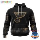 NHL St. Louis Blues Veterans Military Appreciation Design Hoodie, Sweatshirt, TShirt