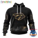 NHL Nashville Predators Veterans Military Appreciation Design Hoodie, Sweatshirt, TShirt
