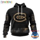 NHL Montreal Canadiens Veterans Military Appreciation Design Hoodie, Sweatshirt, TShirt