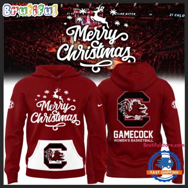South Carolina Gamecocks Women's Basketball Merry Christmas 2024 Hoodie