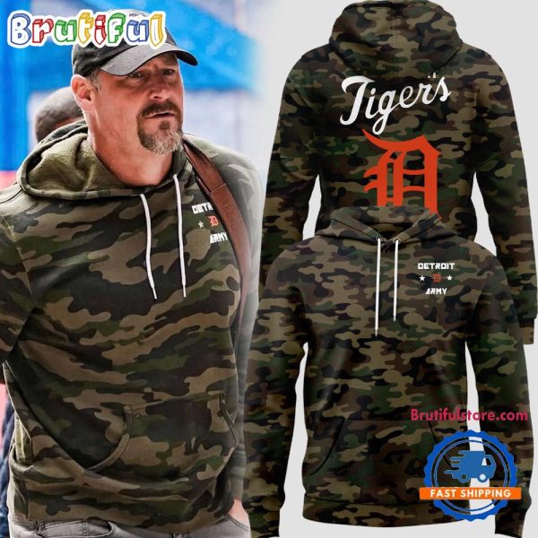 Detroit Tigers Army Salute To Service Special Edition 2024 Hoodie