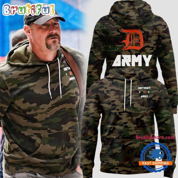 Detroit Lions Army Salute To Service Special Edition 2024 Hoodie