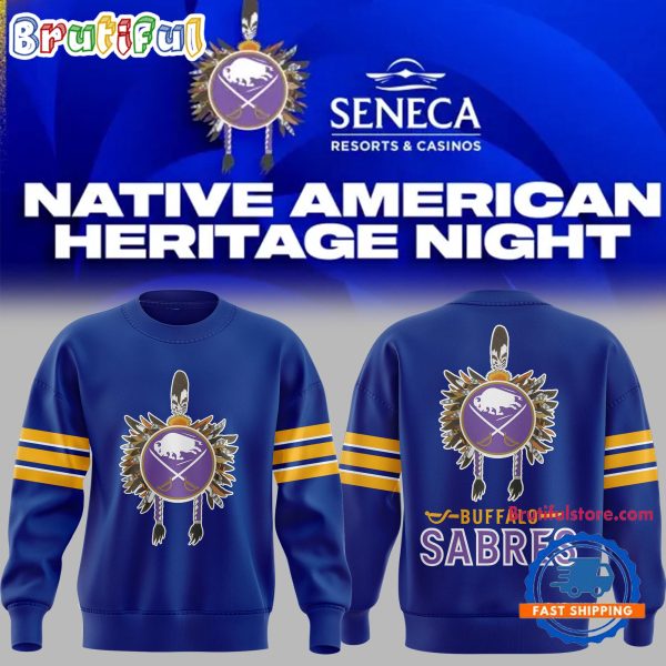 Buffalo Sabres 2024 NHL Native American Heritage Month Limited Edition Sweatshirt