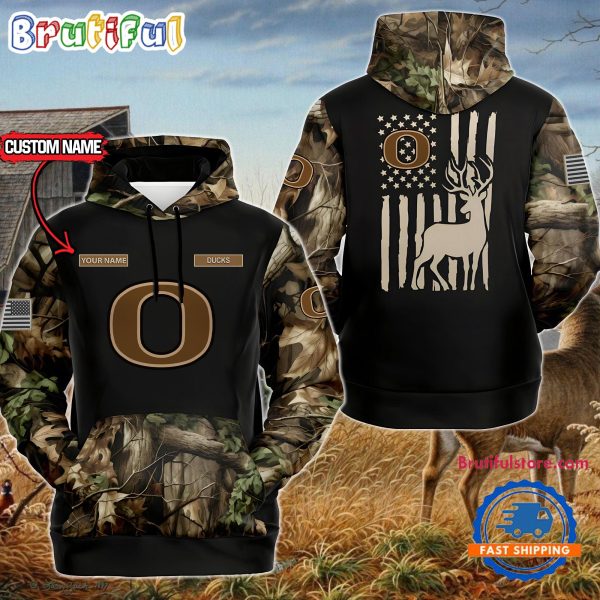 NCAA Oregon Ducks Sporty Camo Hunting Style Hoodie, Sweatshirt, TShirt
