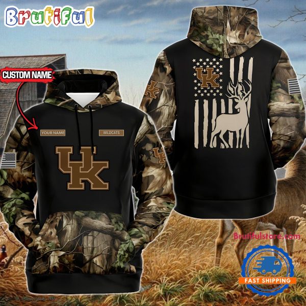 NCAA Kentucky Wildcats Sporty Camo Hunting Style Hoodie, Sweatshirt, TShirt