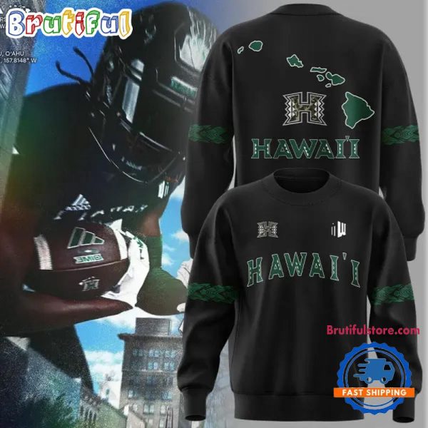 Hawaii Rainbow Warriors Football For Military Night Limited Edition Sweatshirt