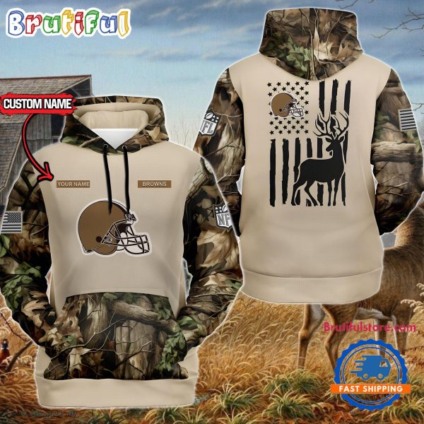 NFL Cleveland Browns Special Deer Hunting Custom Hoodie, Sweatshirt, TShirt