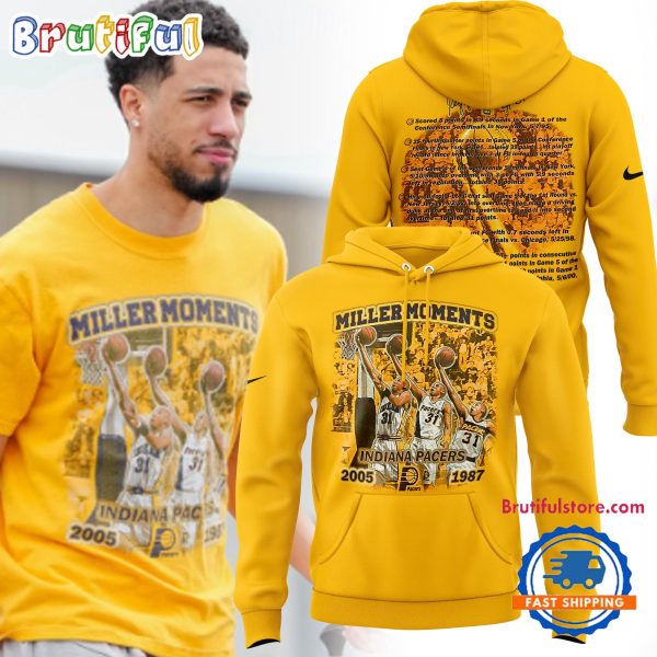 Miller Moments Indiana Pacers Limited Edition Hoodie