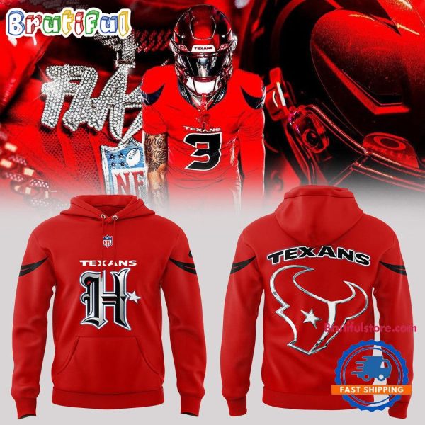 Houston Texans UNIFORM Battle Limited Edition Red Hoodie